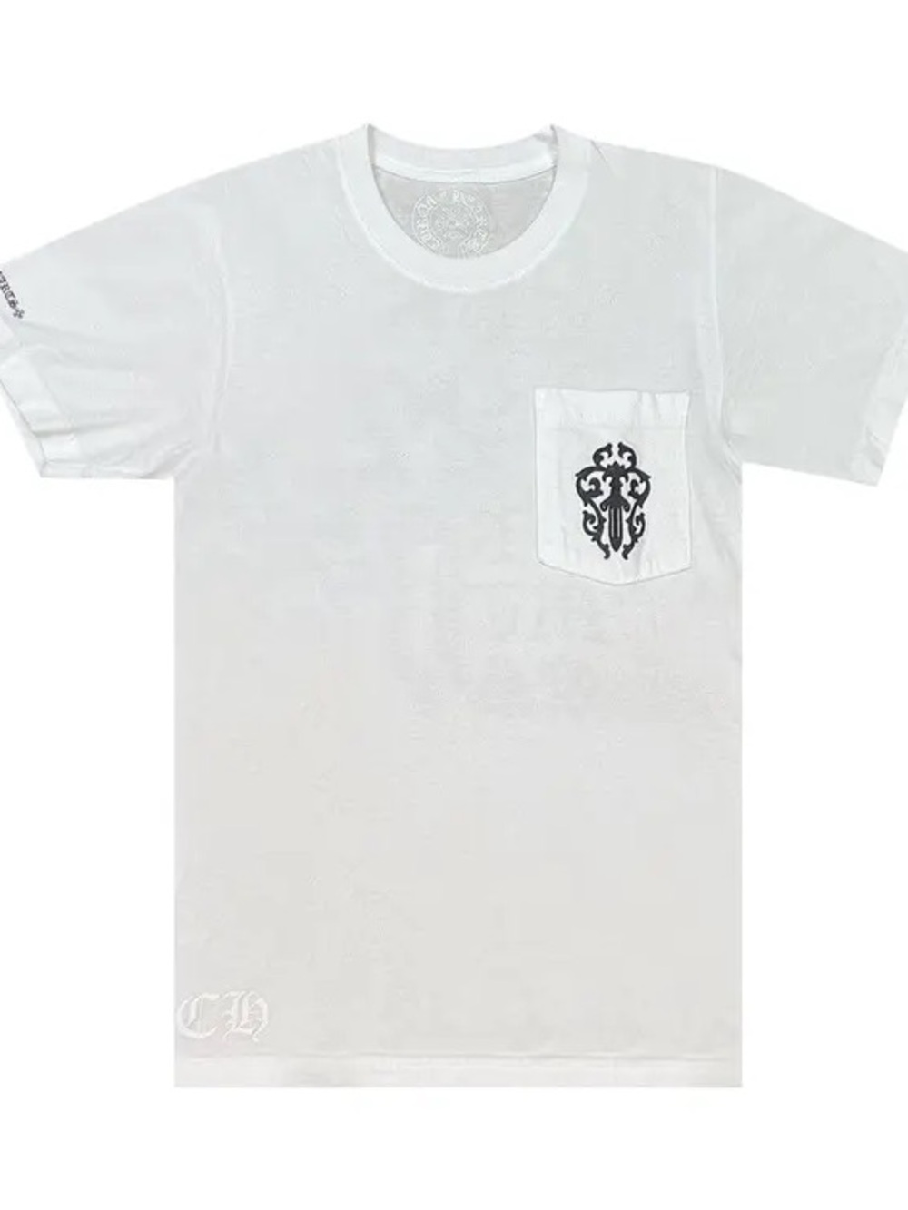 Used hearts dagger pocket t-shirt